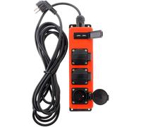 Multiprise étanche 3 Prises 16A 2P+T + USB - Zenitech