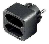 Multiprise - GOOBAY - Bloc multiprise - 2 prises - Euro - Noir