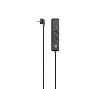 Multiprise Hama 00223188 2 prises 3 USB-A/C 65 W avec interrupteur et protection