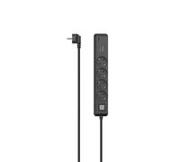 Multiprise Hama 00223189 4 Prises 2 USB-C 1 USB-A Protection Interrupteur