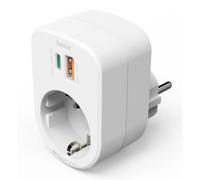 Multiprise Hama 00223343 1 Prise USB-C USB-A Charge Rapide Protection