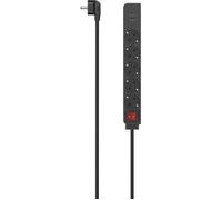 Multiprise - Hama - 5 Prises - 2 Ports USB - 17W - Noir - 1,4 m