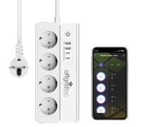 Offgridtec Prise multiple intelligente 4x + 2x USB-A et 2x USB-C avec application Smart Life ou Tuya - 1,5m de câble