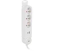 Multiprise Iota 3 prises 16A + prise USB C avec interrupteur - Zenitech