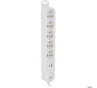 Zenitech - Multiprise Iota 5 Prises 16A + Prise USB C avec Interrupteur