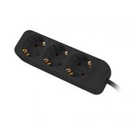 Lanberg Multiprise PS0-03F-0150-BK 3 prises SCHUKO avec protection enfant 1,5 m Noir