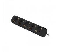 Lanberg Multiprise PS0-05F-0150-BK 5 prises Schuko Protection enfants 1,5 m Noir IP20