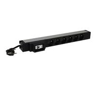 Multiprise - LEGRAND - 646830 - 6 Prises - Disjoncteur Différentiel 16A - 1U 19""