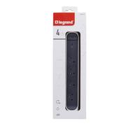 Rallonge multiprise rotative avec parafoudre - 4 prises - 2P+T - cordon 1.5