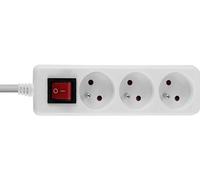Multiprise LINDY 73124 blanc fiche mâle 1 pc(s)