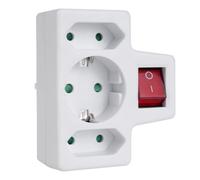Multiprise - Maclean - MCE215 - Triple - Interrupteur - 1x16A, 2x2.5A - Version allemande