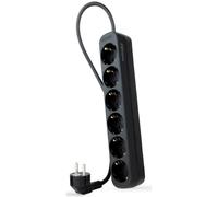 Multiprise Nanocable 10.37.0006-NS-BK 6 prises Protection enfants Câble 1,4 m Noir