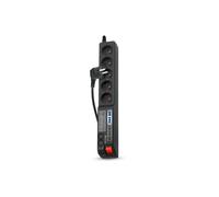 ACAR Multiprise parafoudre 504WF – 5 prises – 3 m – Noire – Protection surtension
