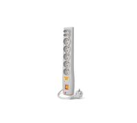 Multiprise parafoudre Acar P7 5 m, 7 prises, grise