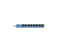 Brennenstuhl hugo! Bloc multiprise 8 prises avec parasurtenseur/parafoudre cordon 2 m - Azur