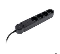 Zenitech Multiprise parafoudre IOTA 4x16A avec interrupteur – Noir
