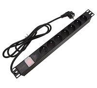 Lanberg Pdu-07e-0200-bk Protection Surtension Noir 7 Sortie(s) Ca 220