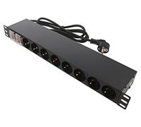LogiLink Professional PDU1601 LogiLink Bâti de prises 19" 16x, protection contre les surtensions