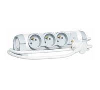 Multiprise pivotante 4 prises 2P+T avec interrupteur - cordon 3m - 16A - Confort - 50076 LEGRAND
