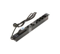 Multiprise pour armoires RACK 19 pouces PD-6/R-1P 1.8m