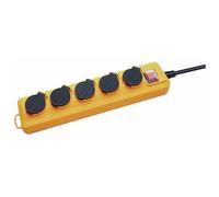 Bloc multiprises extérieur Brennenstuhl Super-Solid SL 554 FR 5x16A IP54 Jaune
