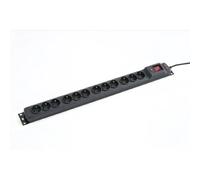 Multiprise rack 19" 12 prises - Noir