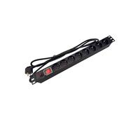 Multiprise rack 19 pouces prise PDU 9 x CEE 7/3 PZ022