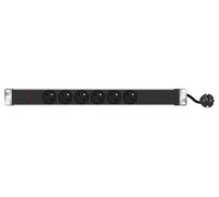 Multiprise rackable 19'' 6 prises avec voyant
