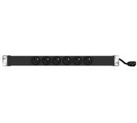 Multiprise rackable 19'' 6 prises / cordon C14