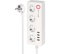Multiprise rallonge 4 prises 4xUSB 2100 mA câble 1,5 m Tuya