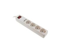 - Multiprise Schuko 4x16A + 2 USB-A - Blanc