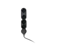 - Multiprise Schuko 4x16A + interrupteur - 1,5m - Noir