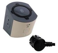 Legrand Multiprise 2 prises (2 pôles+terre) 2 chargeurs induction Qi USB-A/USB-C 2 m Taupe/Gris