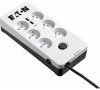 Multiprise Surtension Eaton Protection Box 6 prises + USB (Blanc)
