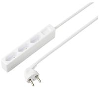Multiprise Sygonix SY-5775148 x3 blanc fiche Euro 1 pc(s)