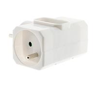 Zenitech Multiprise Triplite latérale 2x16A + 1x6A – Blanc