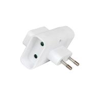 Multiprise triplite DEBFLEX 2P 6 ampères latérale blanche