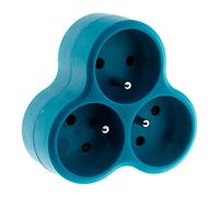 Multiprise triplite triangulaire 16A - Bleu - Zenitech