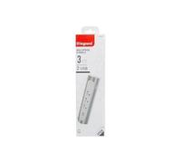 Multiprise Usb À Câbler Compact, 3 Prises Aluminium