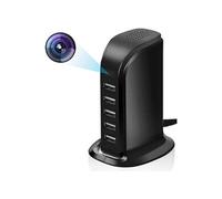 Multiprise USB Caméra Espion Grand Angle 120° Vidéosurveillance Full HD Wi-fi + SD 8Go