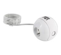 Multiprise USB WATT AND CO Wattball Blanc
