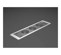 Multiprise VERSA Frame 2.0 module suivant - Bloc encastrable 3 Prises + 2 RJ45 + 2 USB A & C + HDMI - Noir - Câble de liaison