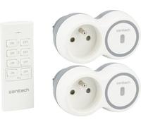 Multiprise ZENITECH 2 prises télécommandées 2300W + remote