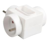 Multiprises murale - Bloc de 3 prises électriques - Sans fil - Avec protection enfant