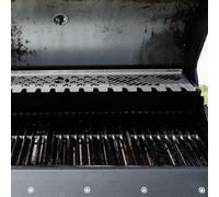 Multistation en acier inoxydable | Grille de maintien au chaud pour Burnhard Fat Fred | avec support pour Drumstick | 3mm d'épaisseur