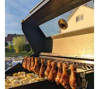 Multistation en acier inoxydable | Grille de maintien au chaud pour Rösle Videro/Sansibar G4 | avec support Drumstick | 3mm d'épaisseur