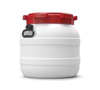 Multitanks Fut/Bidon plastique alimentaire grande ouverture à visser - CURTEC - 42 litres