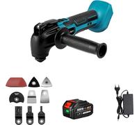 Multitool à oscillation sur batterie, grande puissance 600W, vitesse réglable 6000-20000 tr/min, 1pc batterie 388vf