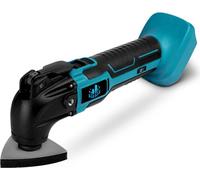 Multitool électrique oscillant - Outil multifonction - Sans balais - Vitesse variable - Pour batterie 18 V - Sans batterie (Solo) - Orange
