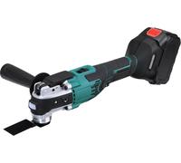 Multitool oscillant - Outil de rénovation sans fil - Moteur sans balais - Système 18 V avec 2 batteries - Coupe et élagage - Braun